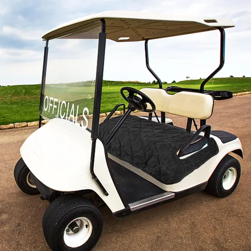 Vista 4 de Fundas de asiento para carrito de golf, funda de asiento EZGO, manta de asiento de carrito de golf resistente, fundas de cojín impermeables