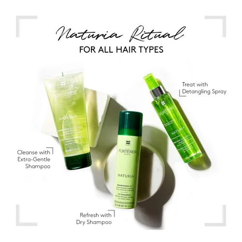 Vista 3 de René Furterer NATURIA Invisible Dry Shampoo - Fórmula absorbente de aceite - Con 99% de ingredientes derivados de origen natural - Acabado invisible