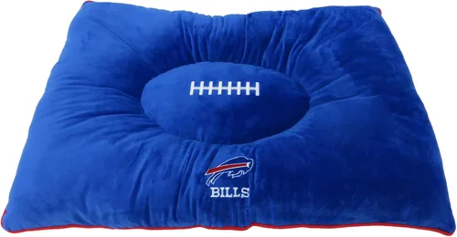 Vista 17 de NFL PET Bed - Cama de almohada de felpa suave y acogedora de Arizona Cardinals. Cama de fútbol para perros. Cama de colchón deportivo cálido