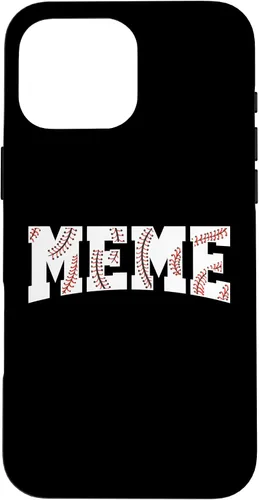 Vista 19 de Baseball Meme Grandma Gift for Grandon's Game Day Case for iPhone 17