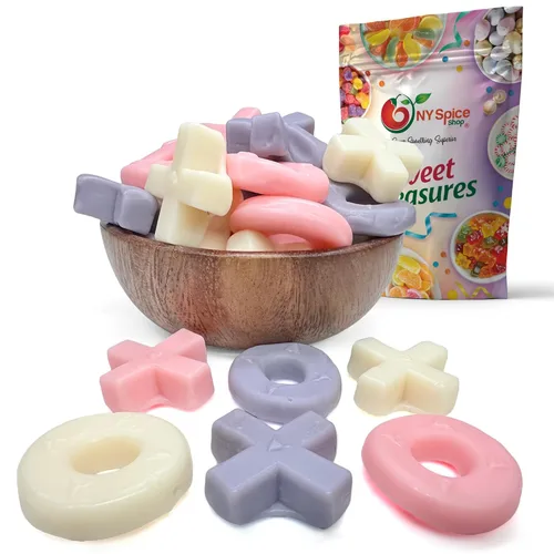 Vista 18 de NY Spice Shop Dextrose Baby - Caramelos en forma de corazón para fiestas, paquete variado de 1 libra, decoraciones románticas para fiestas, bolsas
