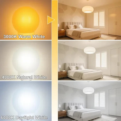 Vista 6 de Bombilla LED de 3000 K, luz blanca cálida para candelabro E12, bombillas de 110 V 3 W G14/G45, bombillas pequeñas 25 W equivalente a 260 lúmenes