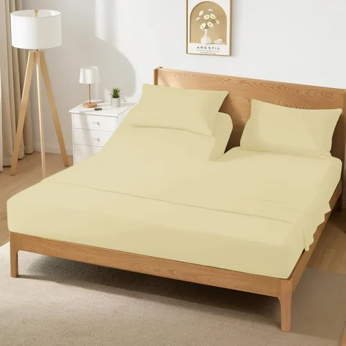 Vista 7 de OnlineBestDeal's Top Split - Juego de sábanas tamaño Queen para camas ajustables, media sábana de 18 pulgadas de profundidad, 28 pulgadas, 800 Negro