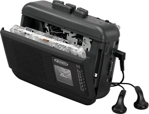 Vista 3 de JENSEN® Reproductor de casete/grabadora personal con radio AM/FM