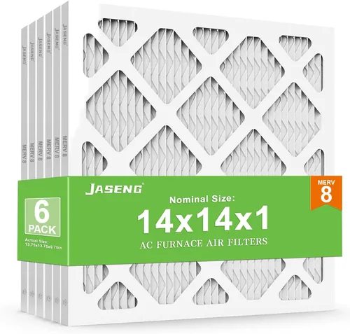 Vista 12 de Paquete de 4 filtros de aire para horno de 10 x 10 x 1, filtrado MERV 8 MPR 600 y FPR 5, reemplazo del filtro de aire HVAC