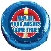 Vista 6 de Happy Birthday - Galletas de sándwich rellenas de crema con chocolate "Cookie Talk", paquete de 6