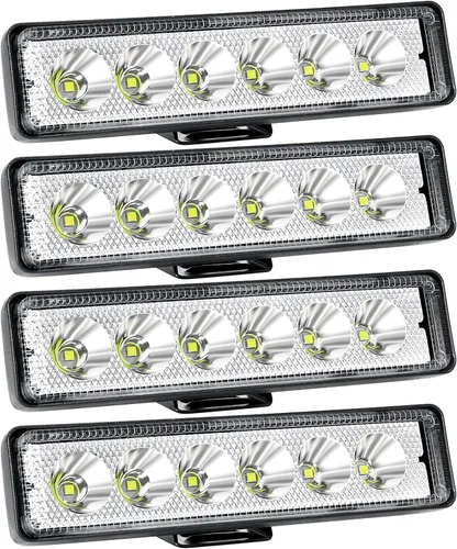 Vista 9 de Willpower 1 pieza 18W 15 cm LED Luz de Trabajo Luz de Foco Barra de Luz LED de Fila Única 12V 24V Super Delgada Luces de Conducción Todoterreno