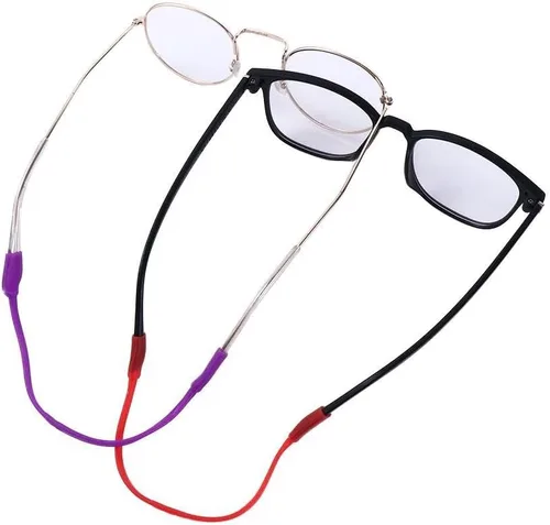 Vista 3 de Correa de silicona para gafas de sol, cordón para el cuello para niños, gafas de sol, cadena de cuerda