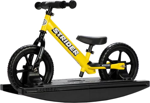 Vista 10 de Strider Bicicleta mecedora deportiva 2 en 1, de 6 meses a 4 años, color Negro