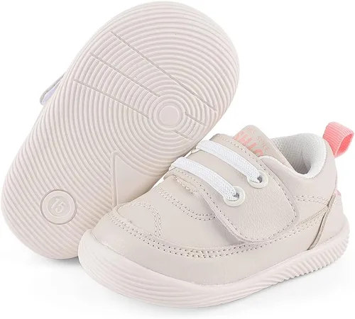 Vista 4 de Zapatos de bebé para niños y niñas, primeros caminantes, animales lindos, tenis para niños pequeños, suela de goma