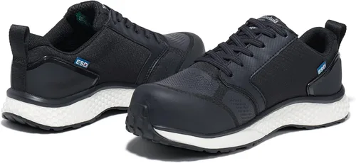 Vista 8 de Timberland PRO - Botas de trabajo para mujer, color negro y gris