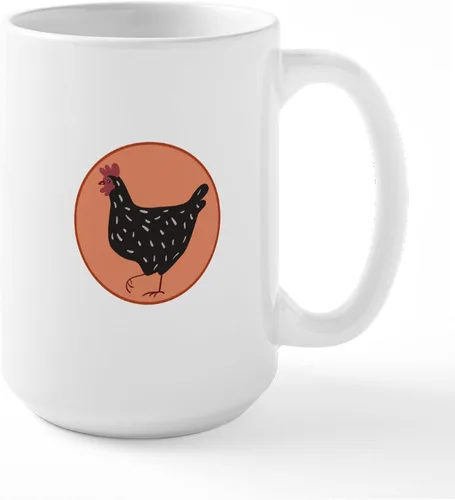 Vista 49 de CafePress Backyard Chicken Whisperer Mugs Taza de café de cerámica de 15 oz (15.0 fl oz)
