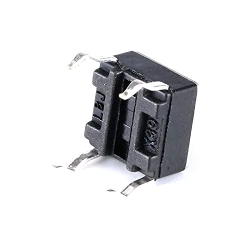 Vista 3 de 100 unids/lote 0.236x0.236x0.197 in 4PIN táctil táctil micro interruptor botón táctil botón de reinicio automático 26.181 in teclas enchufables