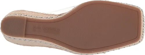 Vista 4 de Karl Lagerfeld Paris Sandalias de cuña Corissa sin cordones para mujer