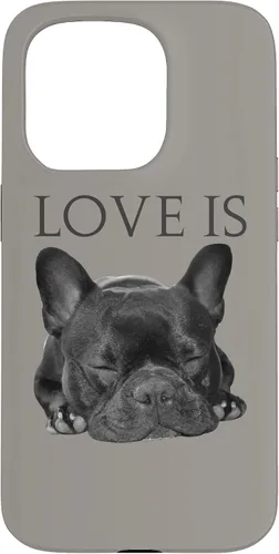 Vista 14 de Funda para iPhone 16 Bulldog Francés para teléfono Frenchie Mom Dad Dog Pet Love Case