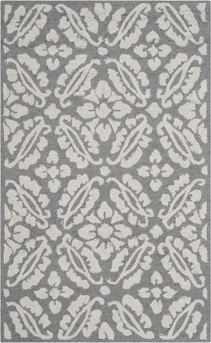 Vista 19 de SAFAVIEH Chelsea Collection - Alfombra de pasillo de 2 pies 6 pulgadas x 10 pies, color azul, lana de campo francesa enganchada a mano, ideal