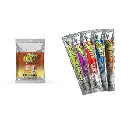 Vista 13 de Bebida en polvo Qwik Stik de Sqwincher, con electrolitos y sin azúcar (contiene 50 unidades), cítrico (Cool Citrus), 50 Zero sugar electrolyte