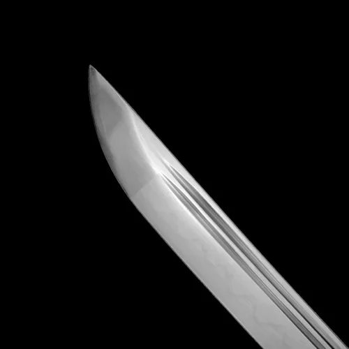 Vista 8 de Musashi - Cortador rápido de bambú ligero Katana de arcilla real templada 1060 hoja de acero al carbono Samurai Sword Katana