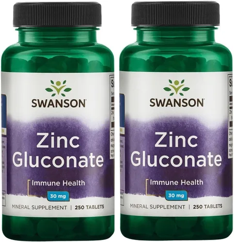 Vista 8 de Swanson Gluconato de zinc – Suplemento mineral que promueve la salud de la próstata, la salud de la visión y el apoyo inmunológico