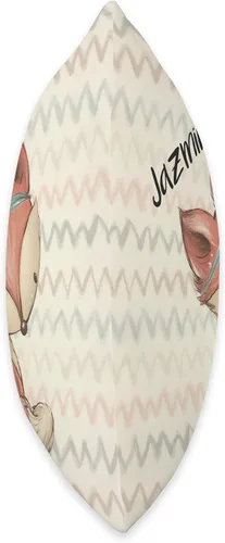 Vista 2 de Jazmin New Born Children First Birthday Gifts Jazmin Name Cute Fox - Cojín personalizado para bebé recién nacido, 16 x 16 pulgadas, multicolor