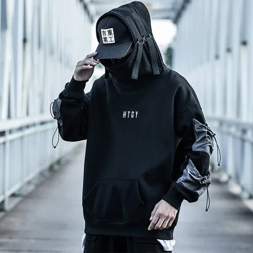 Vista 2 de Niepce Inc Japanese Streetwear - Sudadera con capucha para hombre