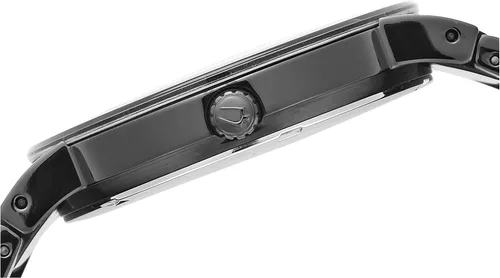 Vista 3 de Bulova 98D001 reloj de pulsera de acero inoxidable con detalles de diamante para hombre