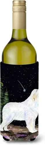 Vista 144 de Caroline's Treasures SS8447CC Starry Night English Bulldog - Enfriador para latas o botellas, lavable, funda plegable con aislamiento para bebidas
