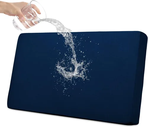 Vista 77 de Easy-Going Funda de cojín 100% impermeable para asiento de sofá, funda de cojín elástica de muebles, para niños, mascotas, cojín de sofá biplaza