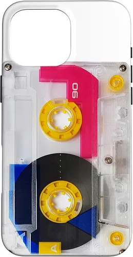Vista 19 de iPhone 12/12 Pro Vintage Cassette Tape Retro 80s 90s Music Mixtape Case