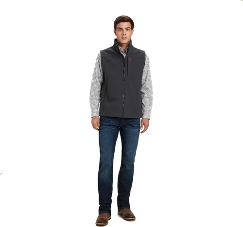 Vista 3 de ARIAT Chaleco Softshell con logotipo 2.0 para hombre