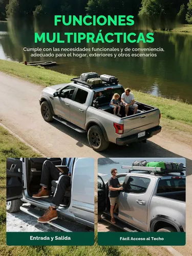 Vista 5 de YHTAUTO - Estribos de 3 pulgadas para Chevy y GMC, cabina estándar/cabina regular Cromo