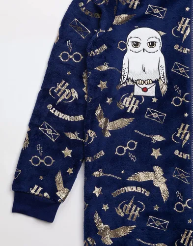 Vista 6 de Harry Potter Enterizo para niñas y niños Hogwarts Hedwig todo en uno