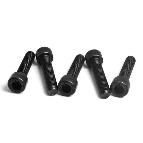 Vista 8 de M10 x 20 mm Tornillos de cabeza hexagonal 12.9 Grado Acero de aleación métrico rosca hexagonal máquina, acabado de óxido negro, totalmente roscado