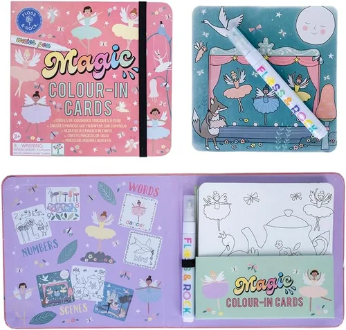 Vista 2 de Floss & Rock Kit de bolígrafo y tarjetas de agua para mascotas (encantado)