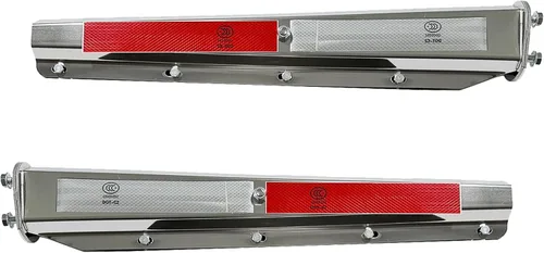 Vista 5 de BST BSSP Par Universal de Guardabarros Negros HD para Salpicaduras y Lodo con Soporte para Mudflaps de Servicio Pesado, Muelles Rectos para Camiones