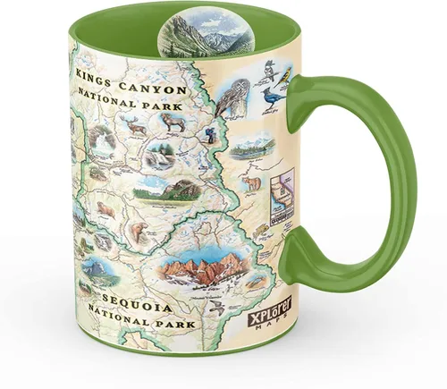 Vista 54 de Taza de cerámica con mapa de 1000 islas de Xplorer Maps (16oz) – Taza de café libre de BPA para bebidas frías y calientes – Perfecta para oficina