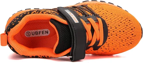 Vista 3 de KUBUA - Zapatos deportivos para niños y niñas, tenis para correr, ligeros, transpirables, deportivos y atléticos