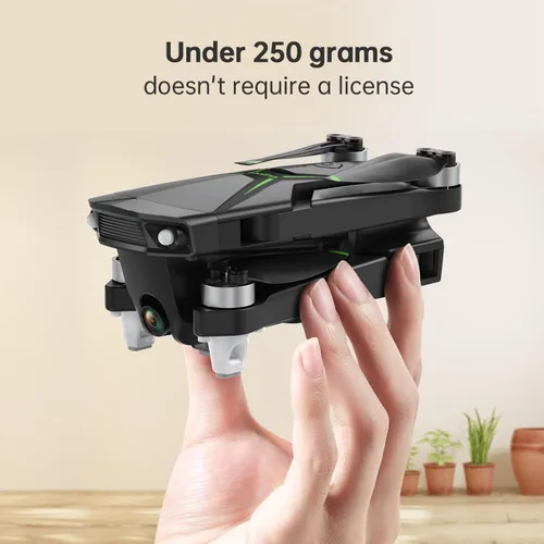 Vista 3 de Loolinn Drone GPS con cámara 4K para principiantes como regalo, menos de 8.82 oz, 50 minutos de tiempo de vuelo, dos baterías, foto 4K, video 2K