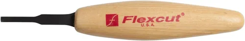 Vista 5 de Flexcut Cinceles para tallar madera Micro cincel, 1/16 pulgadas (0.059 in) Cuchilla de corte de acero de alto carbono 1095 Razor Sharp