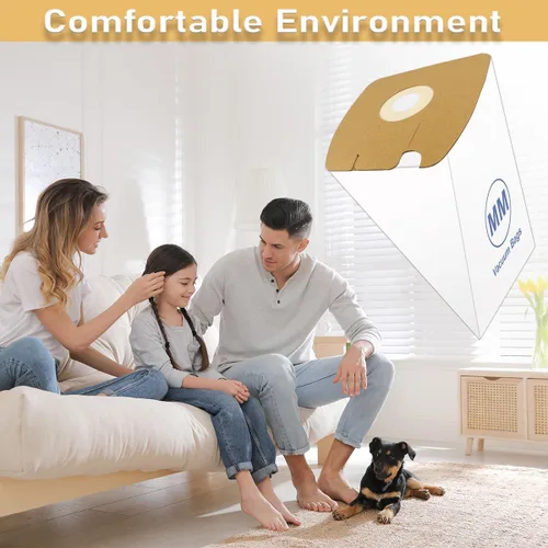 Vista 8 de Bolsas de vacío MM para envases Mighty Mite Eureka 3670, 3670M, 3670H, 3670G, 60295C, 60297A Mighty Mite, pieza # 60295, paquete de 8