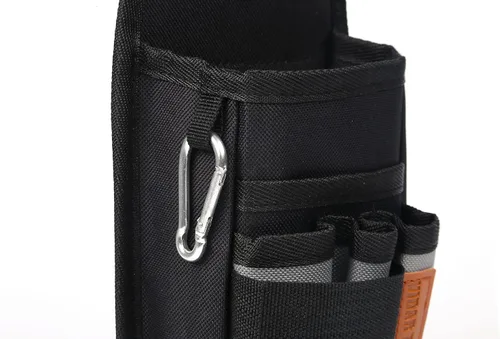 Vista 6 de VIDAR TOOLS Pequeña bolsa de herramientas con clip para cinturón, bolsas para cinturón de herramientas, bolsa de herramientas de electricista. Mini