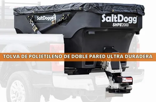 Vista 10 de Buyers Products SaltDogg SHPE2000 Esparcidor comercial de sal y arena con tolva de accionamiento eléctrico, fabricado en los Estados Unidos