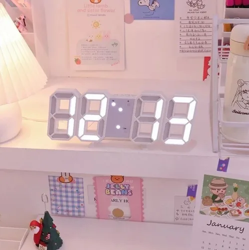 Reloj digital led 3D
