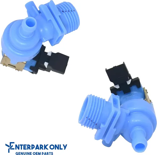 Vista 4 de Enterpark - Válvula de entrada de agua para lavavajillas Whirlpool W10327250 W10327249 W10327249 W10316814 W11130743 W10195047 W10648041 W10872255