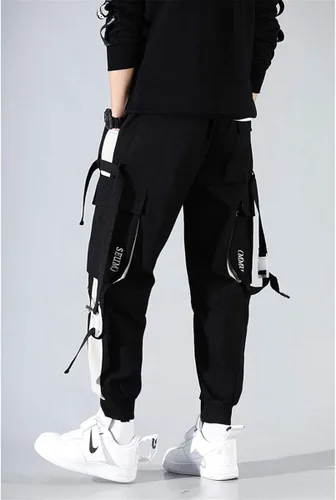 Vista 5 de Astellarie Pantalones deportivos estilo cargo para hombre