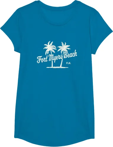 Vista 51 de Fort Myers Beach Florida Vintage 70s Palm Trees Graphic T-Shirt