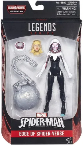 Vista 2 de Juguete Spider Gwen de Edge of spider-verse, colección leyendas de Marvel