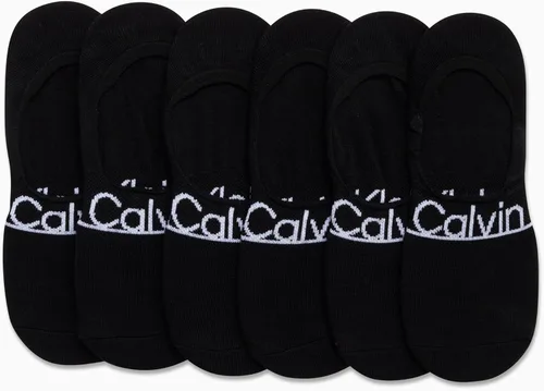 Vista 3 de Calvin Klein Calcetines para mujer Forros ligeros invisibles (paquete de 6)