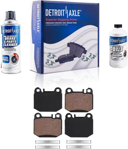 Vista 19 de Detroit Axle - Pastillas de Freno Delantero Izquierdo Reemplazo de Pinza de Disco para Ford Fusion Mazda 6 Lincoln MKZ Mercury Milan 2006-2012