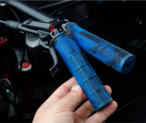 Vista 5 de Empuñaduras de bicicleta para manillar de bicicleta - Cómodos agarres de bloqueo para bicicleta de montaña, BMX, disponibles en múltiples opciones